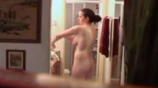 Online film Roomies takes turns in the shower hidden cam clip 2
