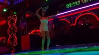 Online film Turkish night life red dressed woman with upskirt