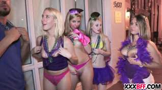 Online film Sexy friends fuck at mardi gras