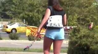 Online film Pantyhose Voyeur 021 -- Hooters Girls Outside