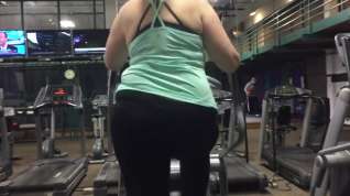 Online film Bbw blonde working out