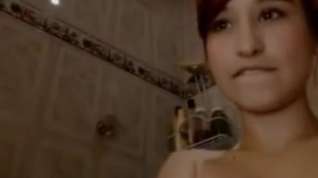 Online film Sexy college girl masturbate hard in shower and cum