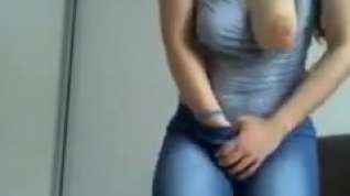 Online film Long shaking orgasm with toy in pants
