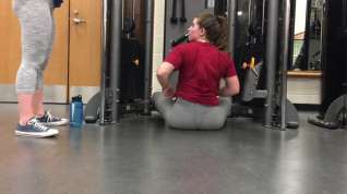 Online film Spying on college girl asses in gym