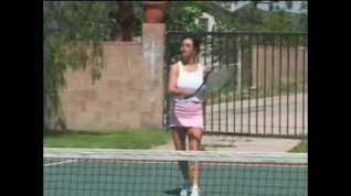Online film Tennis match