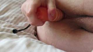 Online film Ribbed dildo first time tight arse