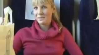 Online film Euro college girl sucking cock in train public blowjob