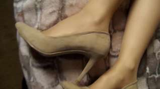 Online film Candid nylons feet