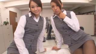 Online film Incredible Japanese chick Mai Yuzuki, Saki Asahina in Exotic Foot Job, Office JAV scene