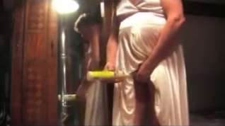 Online film Crossdresser ladyboy nylon lingerie urethral sounding anal