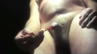 Online film Sounding urethral shemale sissy gay pantyhose nylon dildo