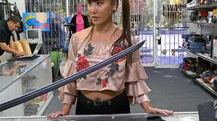 Online film Tiffany Rain in Asian Chick Exchanges Family Sword For White Man Flesh Sword - BangBros