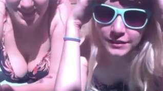 Online film Sexy Busty college girl Girls Sunbathing