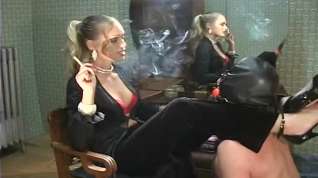 Online film Crazy homemade Blonde, Smoking adult scene