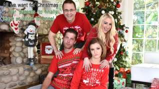 Online film Riley Mae in Heathenous Family Holiday Card - FamilyStrokes