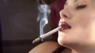 Online film Exotic homemade Brunette, Smoking porn movie