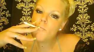 Online film Exotic amateur Smoking, Blonde porn video