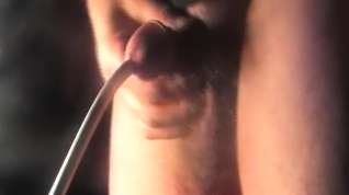 Online film Tranny ladyboy sounding urethral cock toy dildo