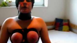Online film Crazy homemade Brunette, BDSM porn scene