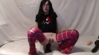 Online film Amazing amateur shemale clip with Solo, Dildos/Toys scenes