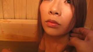 Online film Subtitled defiled Japanese schoolgirl takes a bath