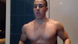 Online film Muscle gorgeous boy with very big thick cock on cam (hd)