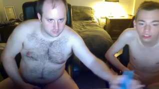 Online film Bear fucks his younger boyfriend on cam