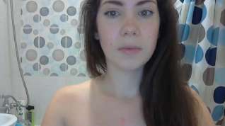 Online film Webcamgirl in shower