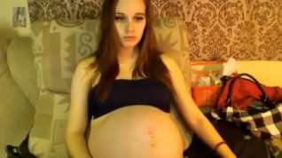 Online film Pregnant redhead Latvian teen