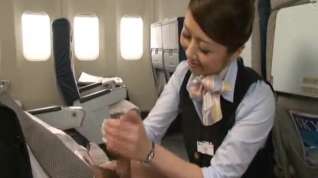 Online film Hotesse de l'air Japonaise branle un client