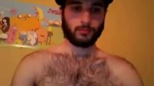 Online film Hairy chest covered in cum