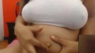 Online film Pregnant ebony woman - belly play