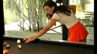 Online film Two ladies in the billiard room.