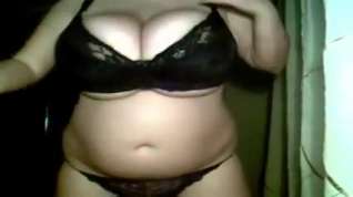Online film Amateur BBW showing her massive tits on cam