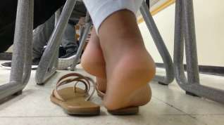 Online film HS Friend Candid Ebony Soles in Class 5