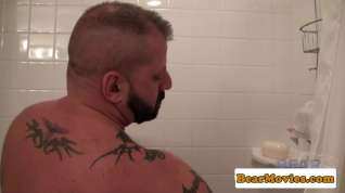 Online film Tattooed bear assfucking cub in bathroom