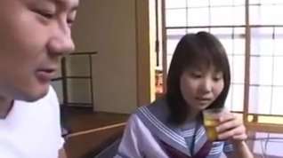 Online film Pretty japanese schoolgirl takes moms place !