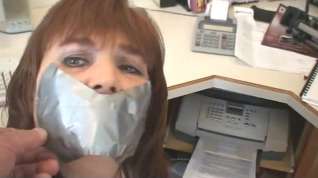 Online film MILF bound and gagged