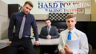 Online film Alex Tanner A & Brett Beckham in Hard Politics: Raging Interns XXX Video - NextdoorBuddies