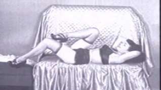 Online film Exotic pornstar Betty Page in best vintage, stockings porn video