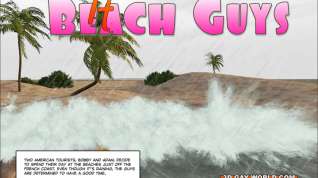 Online film Hawaii Queens Surf Beach 3D Gay Animated Comics