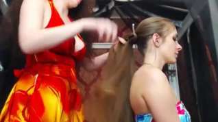 Online film Long Hair Hair Hair Play Hair Brushing 2