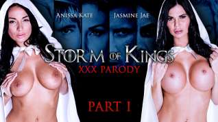 Online film Anissa Kate & Jasmine Jae & Ryan Ryder in Storm Of Kings XXX Parody: Part 1 - Brazzers