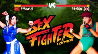 Online film Christen Courtney & Rina Ellis in Sex Fighter: Chun Li vs. Cammy XXX Parody - Brazzers