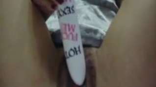 Online film Skinny mom vibrator and dildo