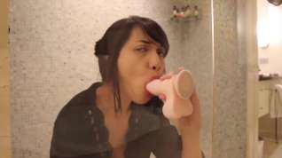 Online film Dildo masturbation in shower