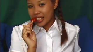 Online film Asian anal lollipop college girl