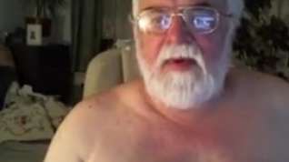 Online film Grandpa stroke on cam 1