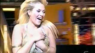 Online film TV show guest nipple slips