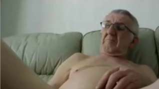 Online film Grandpa stroke on cam 2
